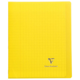 Koverbook piqué polypro transparent Jaune 17x22cm 96p séyès