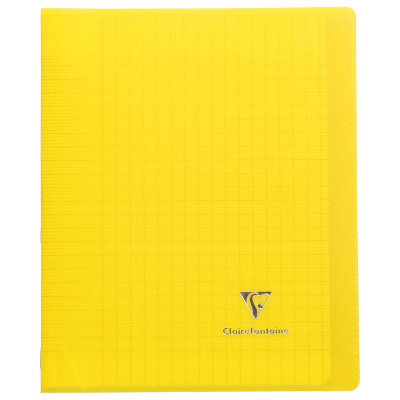 Koverbook piqué polypro transparent Jaune 17x22cm 96p séyès