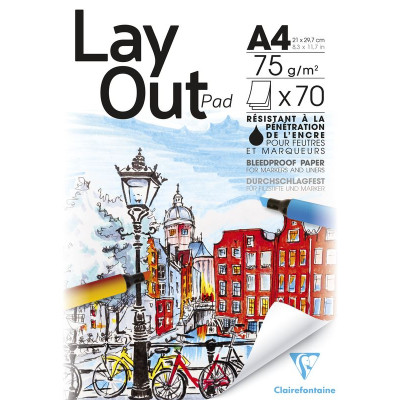 Bloc Collé Layout A4 70F 70g