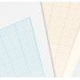 Pochette Papier Vélin Millimétré A4 12F 90g bleu/bistre