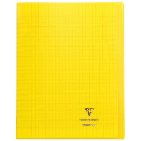 Koverbook piqué polypro transparent Jaune 24x32cm 96p séyès