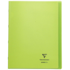 Koverbook piqué polypro transparent couleurs ass. 24x32cm 96p Q.5x5+marge
