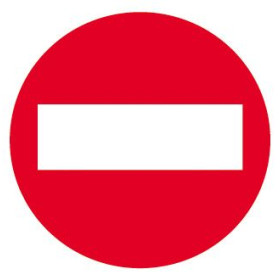 PICTO INTERDIT PASSAGE 1F              OB
