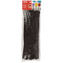 SACH 50 CHENILLES NOIR 30CM