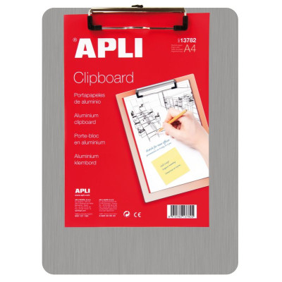 PORTE-BLOC A4 ALUMINIUM