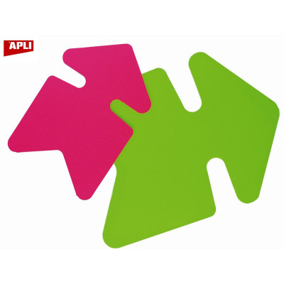 P.25 FLECHES FLUO ROSE/VERT 24x32CM 680g