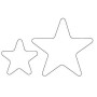 GOMMETTES ETOILES ARGENT ROUL.