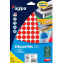 ETUI A5 960 Etiquettes ROUGE DIAM 15