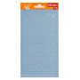 Lettres transfert blanches 2.5mm - 1F