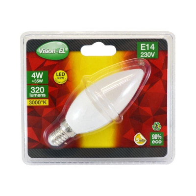 AMPOULES E14 11W FLAMME  BLISTER VISIONEL