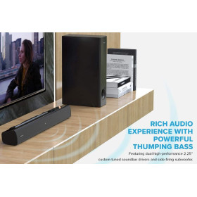 Creative Stage Barre de son sous-moniteur 2.1 ultra performante