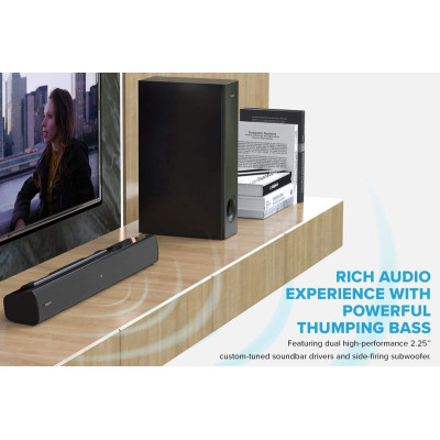 Creative Stage Barre de son sous-moniteur 2.1 ultra performante