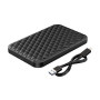 Boitier 2.5 USB3.0 compatible SSD et HDD - USB-C vers USB-A