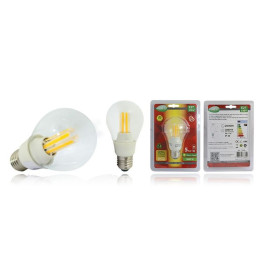 AMPOULE BULBE LED A FILAMENT E27 5W 3000°K CLAIRE VISIONEL