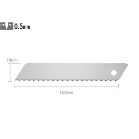 CART.BLISTER 3 LAMESINSULAT NON SECABLE 18MM