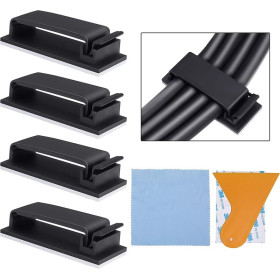 10 Adhésifs clips câbles 3M