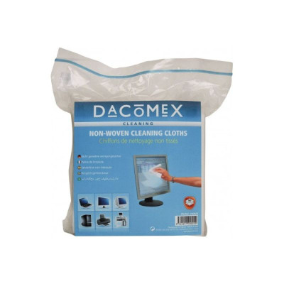 DACOMEX Sachet de 50 chiffons blancs
