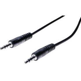 Cordon stéreo Jack 3.5 mm noir - 5 m