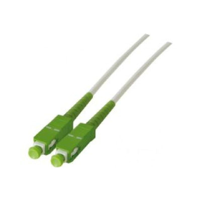 Jarretière simplex OS2 SC-APC/SC-APC blanc - 2 m