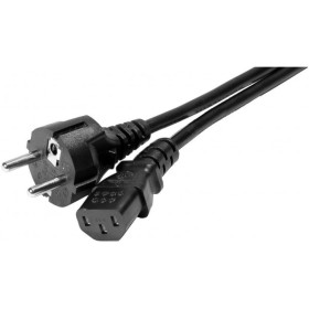 Cordon d'alimentation PC CEE7 droit / C13 noir - 1,8 m