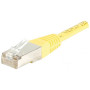 Cordon RJ45 CAT 5e F/UTP jaune - 1 m