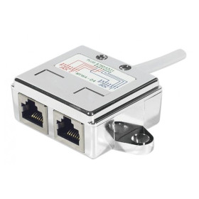 ECLATEUR DE PORT RJ45 BLINDE LAN+LAN