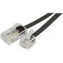 CORDON TEL RJ11 / RJ45 3 m 2:3  3:4  4:5  5:6 NOIR