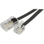 CORDON TEL RJ11 / RJ45 2 m 2:3  3:4  4:5  5:6 NOIR