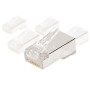 CONNECTEUR 8P8C RJ45 CAT6 STP LOT DE 10