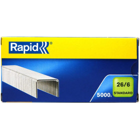 AGRAFES 26/6 FELLOWES – PLEINE BANDE X 5000