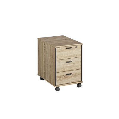 MAMBO SONOMA CHENE NOIR CAISSON MOBILE 3 TIROIRS 1c
