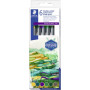 STAEDLER Etui de 6 Feutres double pointe "Asie"