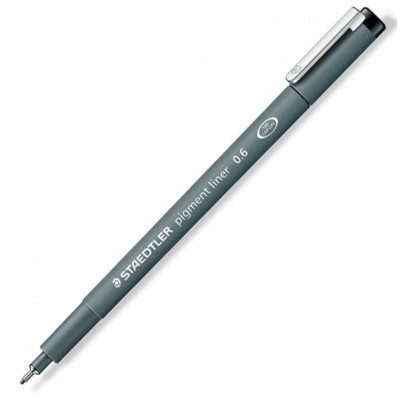 STAEDTLER Feutre à pigment, noir, largeur du tracé: 0,6 mm 308 06-9