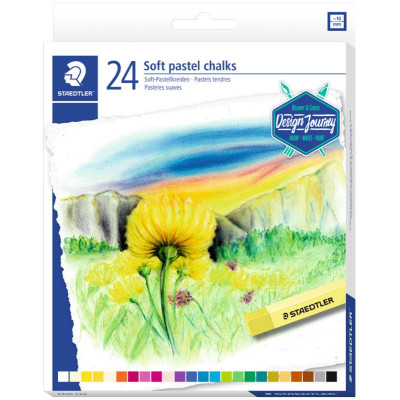 STAEDTLER Paquet de 24  Pastels tendres Design Journey