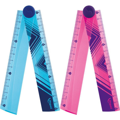 Maped Règle pliante COSMIC, 150 mm / 300 mm, en plastique