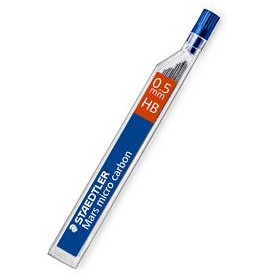 STAEDTLER Mines pour porte-mines "Mars micro carbone" 0.5mm 2H