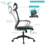 Fauteuil de bureau VEGAS coloris noir