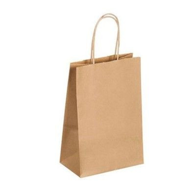 1 Sac Kraft 18 x 7 x 24cm 80gr poignées ficelle kraft