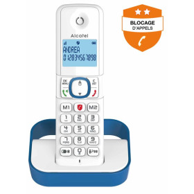 ALCATEL Téléphone Sans Fil  F860BLUE