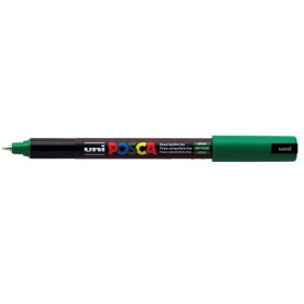 Uniball Posca Marqueur peinture à eau, encre à pigmentation vert clair, pointe e