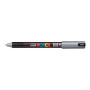 Uniball Posca pointe calibrée extra fin 0.7mm ARGENT