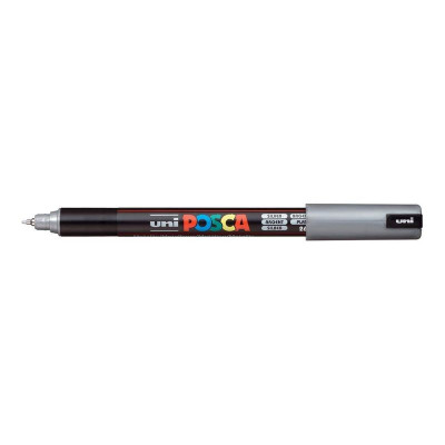 Uniball Posca pointe calibrée extra fin 0.7mm ARGENT