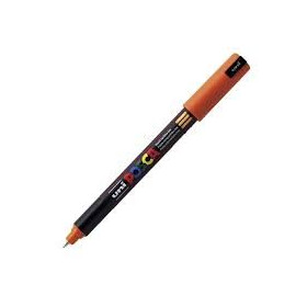 Uniball Posca pointe calibrée extra fin 0.7mm ORANGE FONCE  PC1MROF