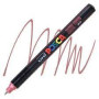 Uniball Posca pointe calibrée extra fin 0.7mm ROUGE METAL  PC1MRRM