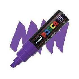 Uniball Posca Marqueur peinture à eau, encre à pigmentation Violet pointe large