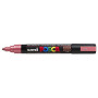 Uniball Posca Marqueur peinture encre rouge metal à pigmentation et base eau poi