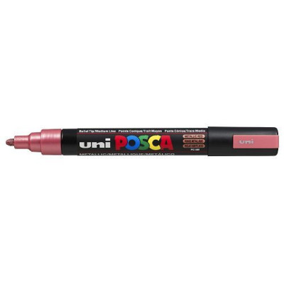 Uniball Posca Marqueur peinture encre rouge metal à pigmentation et base eau poi