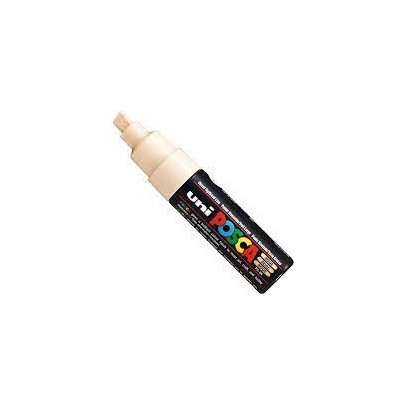 UniballPosca Marqueur peinture à eau, encre à pigmentation beige saumon pte larg