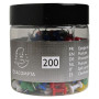 Boîte 200 Push-Pins 10mm Ass.