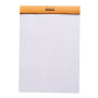 Bloc agrafé Rhodia ORANGE Giant Pad N°15 14,8x21cm 150f Q.5x5 80g